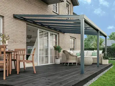Cam Tavan Veranda Pergola